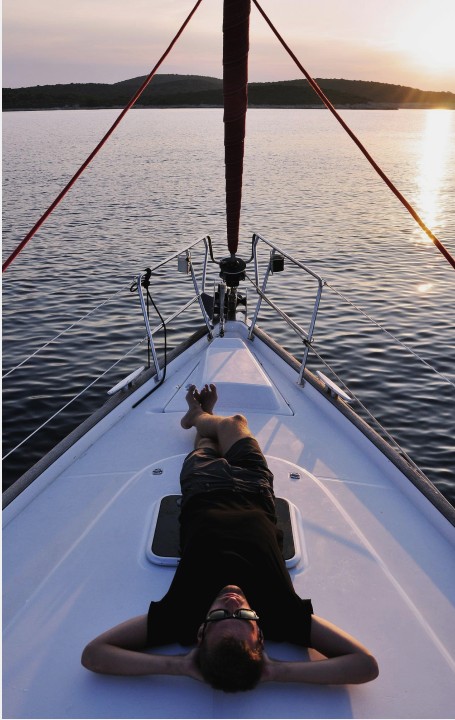 Famiglia al parco divertimenti